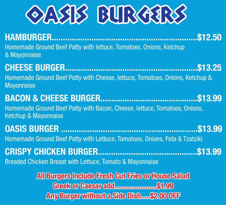 Oasis Burgers