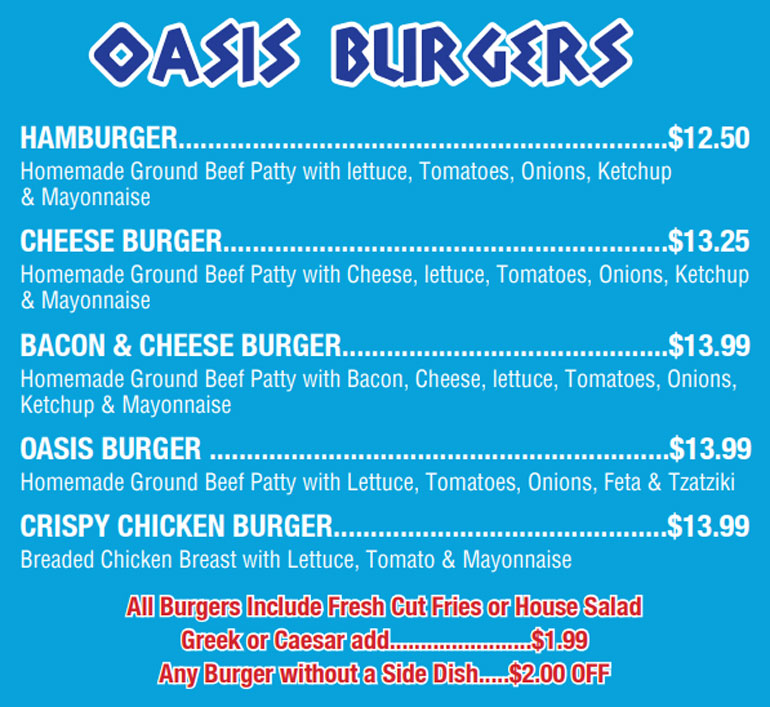 Oasis Burgers