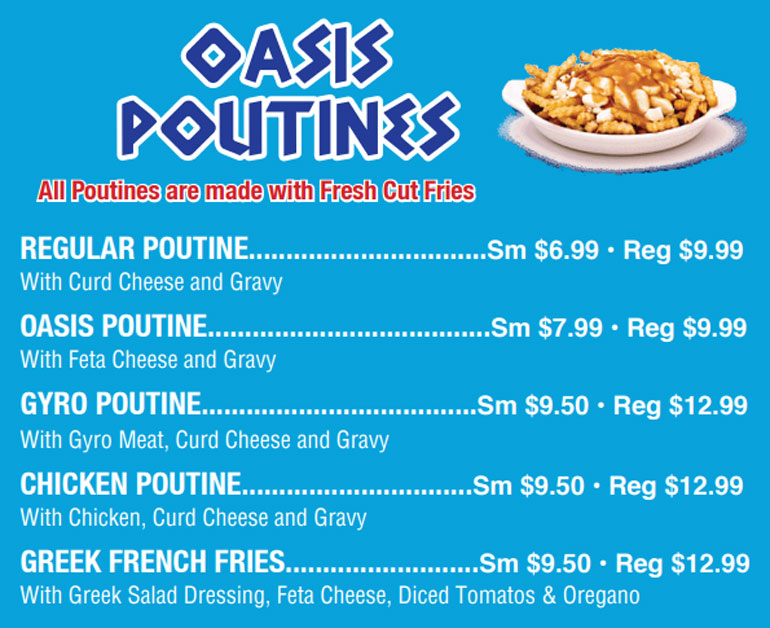 Oasis Poutines